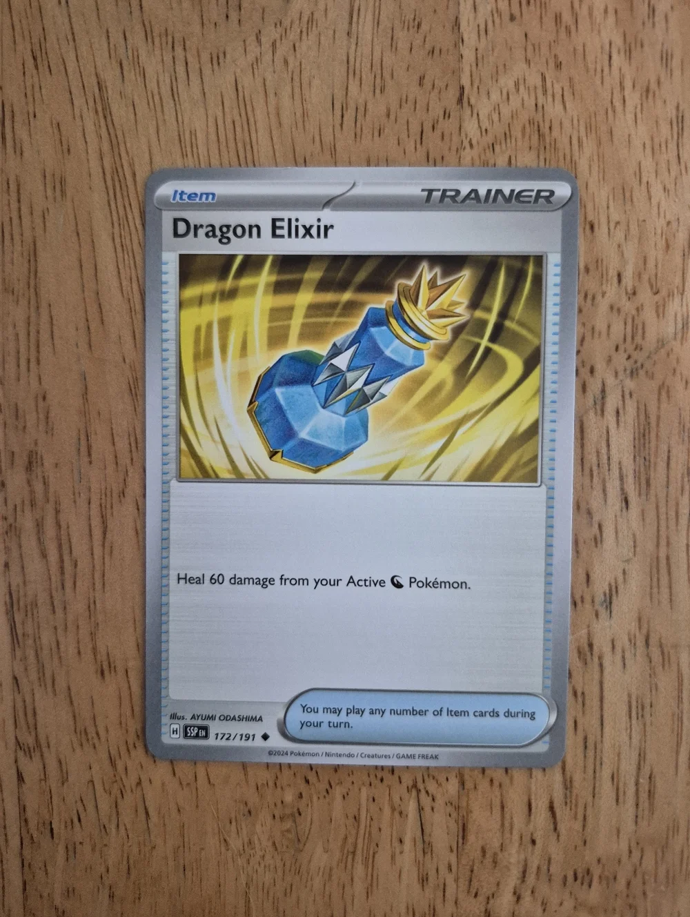 🔥 QTY 3 Pokemon Trainer Item Card Dragon Elixir